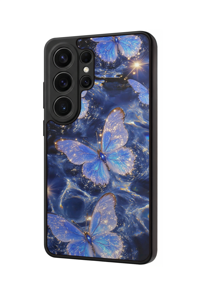 Samsung Galaxy S26 Ultra Uyumlu Kelebek Tasarımlı Glossy Premium Kılıf