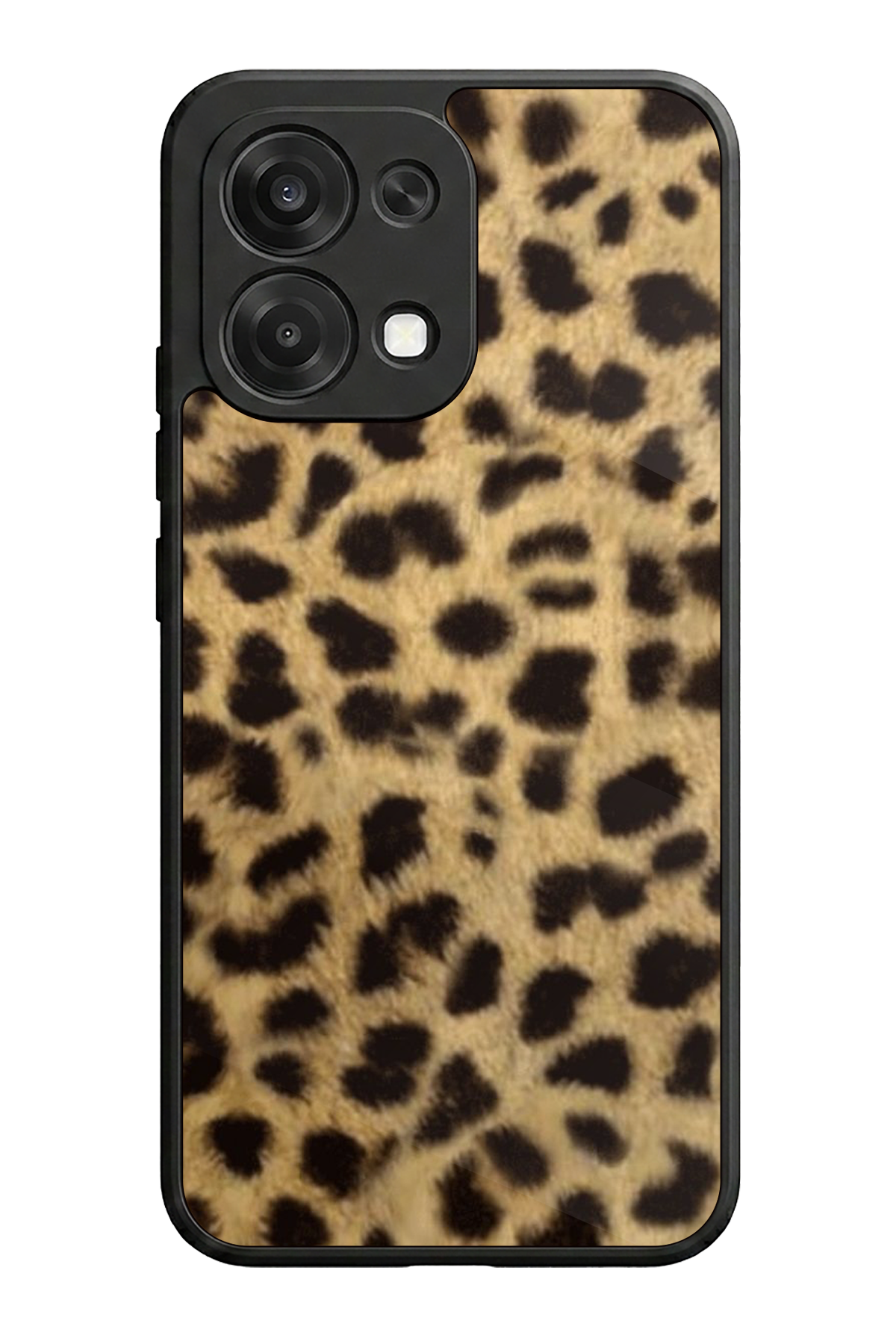 Oppo A6 Pro Uyumlu Leopar Tasarımlı Glossy Premium Kılıf