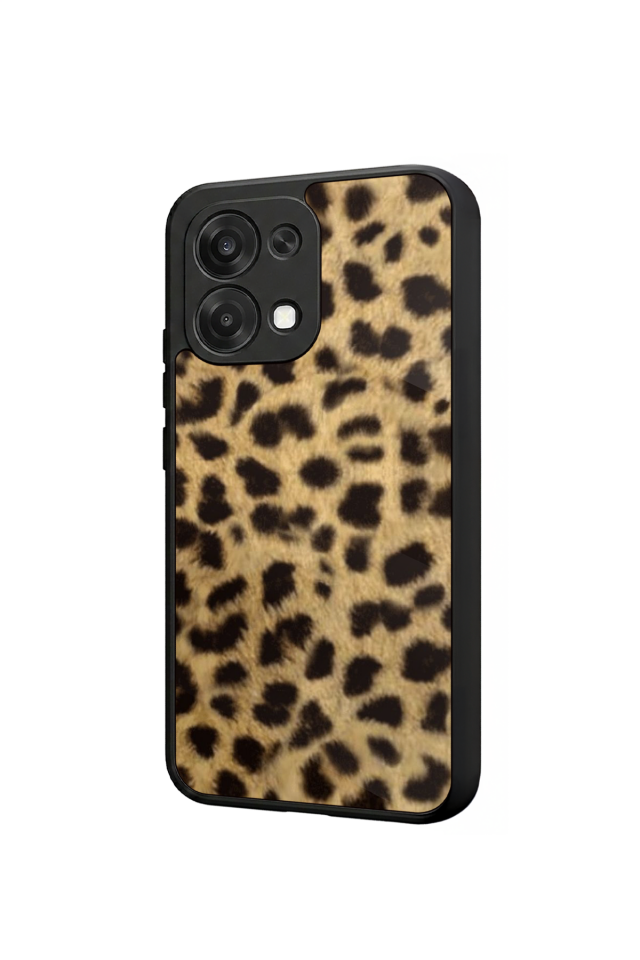 Oppo A6 Pro Uyumlu Leopar Tasarımlı Glossy Premium Kılıf