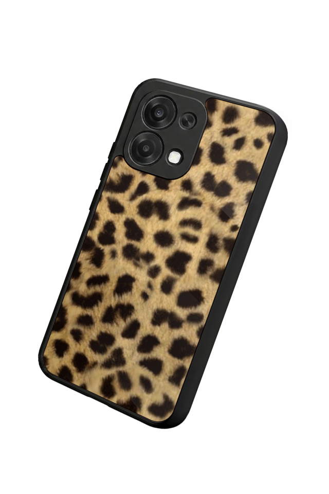 Oppo A6 Pro Uyumlu Leopar Tasarımlı Glossy Premium Kılıf