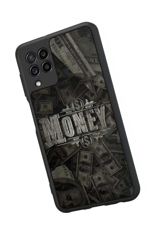 Samsung Galaxy M32 Uyumlu Money Para Tasarımlı Glossy Premium Kılıf
