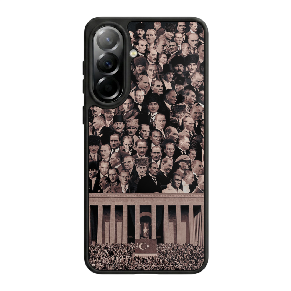 Samsung Galaxy A57 Uyumlu Mustafa Kemal Ataturk Tasarımlı Glossy Premium Kılıf