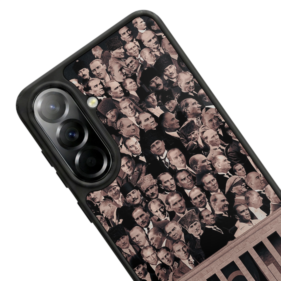 Samsung Galaxy A57 Uyumlu Mustafa Kemal Ataturk Tasarımlı Glossy Premium Kılıf