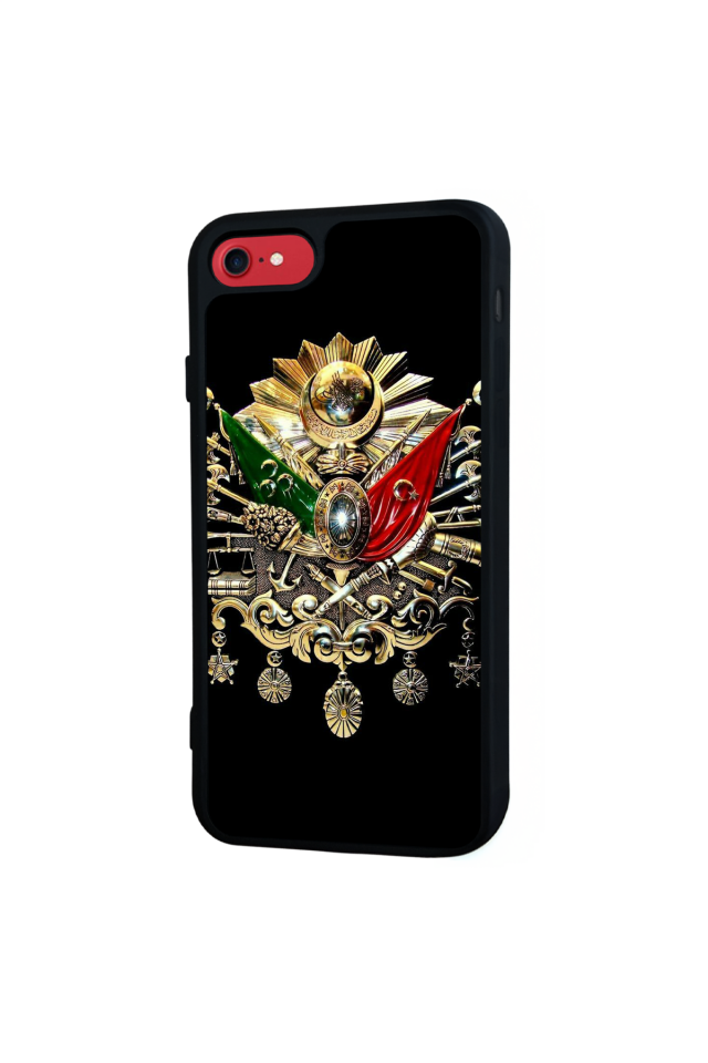 iPhone SE Uyumlu Osmanli Tugrasi Tasarımlı Glossy Premium Kılıf