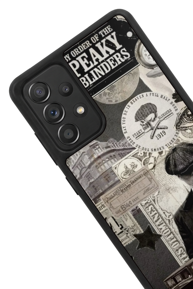 Samsung Galaxy A72 Uyumlu Peaky Blinders Tasarımlı Glossy Premium Kılıf
