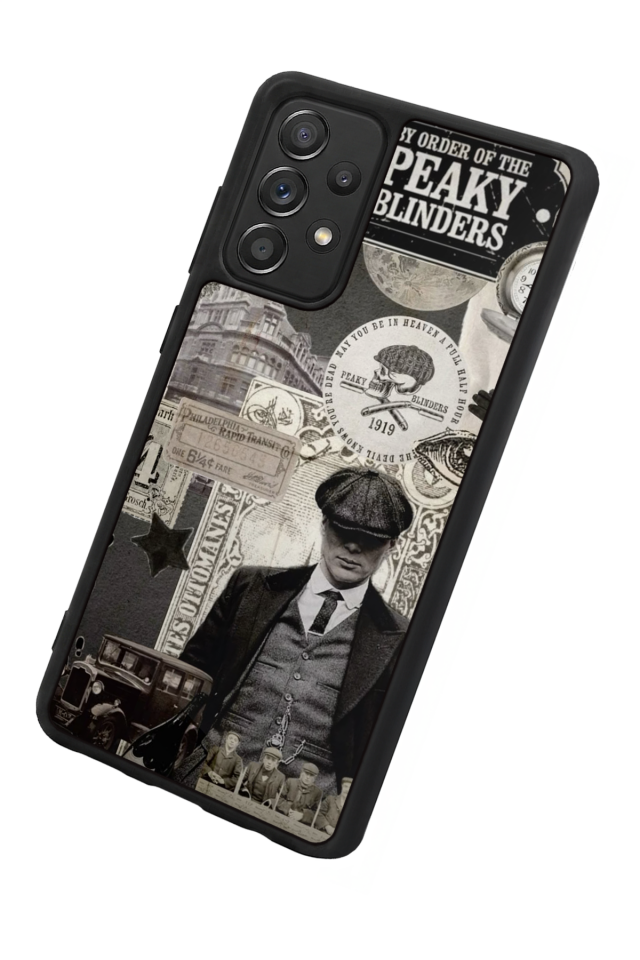 Samsung Galaxy A72 Uyumlu Peaky Blinders Tasarımlı Glossy Premium Kılıf