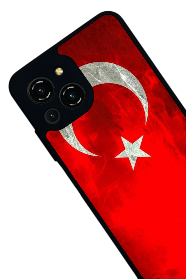 Reeder S23 Pro Max Uyumlu TurkBayragi Tasarımlı Glossy Premium Kılıf