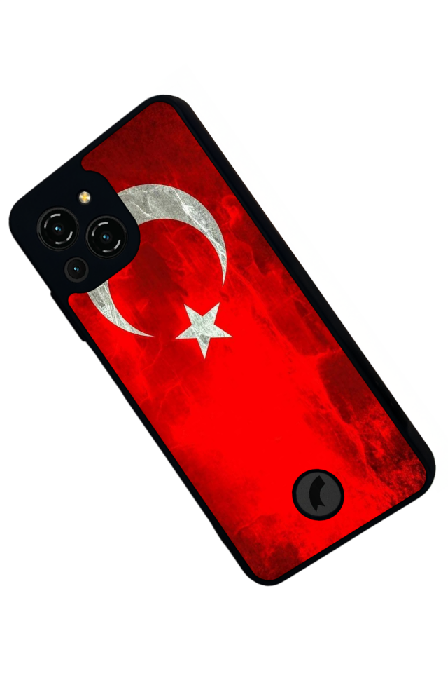 Reeder S23 Pro Max Uyumlu TurkBayragi Tasarımlı Glossy Premium Kılıf