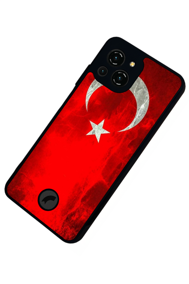 Reeder S23 Pro Max Uyumlu TurkBayragi Tasarımlı Glossy Premium Kılıf