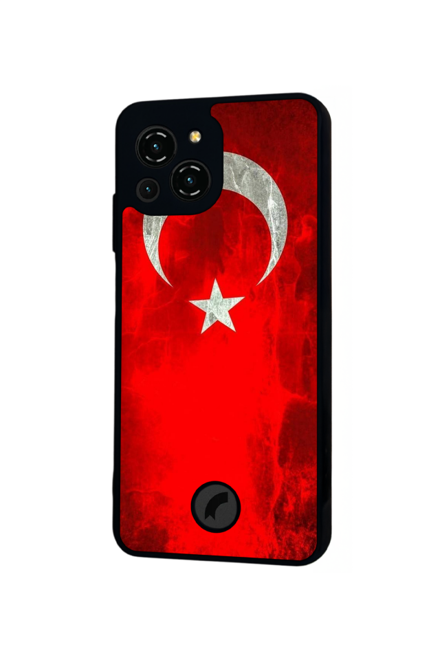 Reeder S23 Pro Max Uyumlu TurkBayragi Tasarımlı Glossy Premium Kılıf