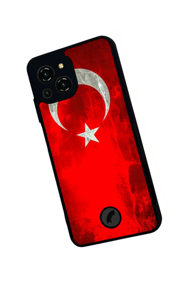 Reeder S23 Pro Max Uyumlu TurkBayragi Tasarımlı Glossy Premium Kılıf