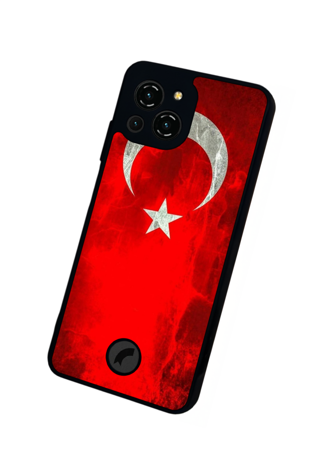 Reeder S23 Pro Max Uyumlu TurkBayragi Tasarımlı Glossy Premium Kılıf