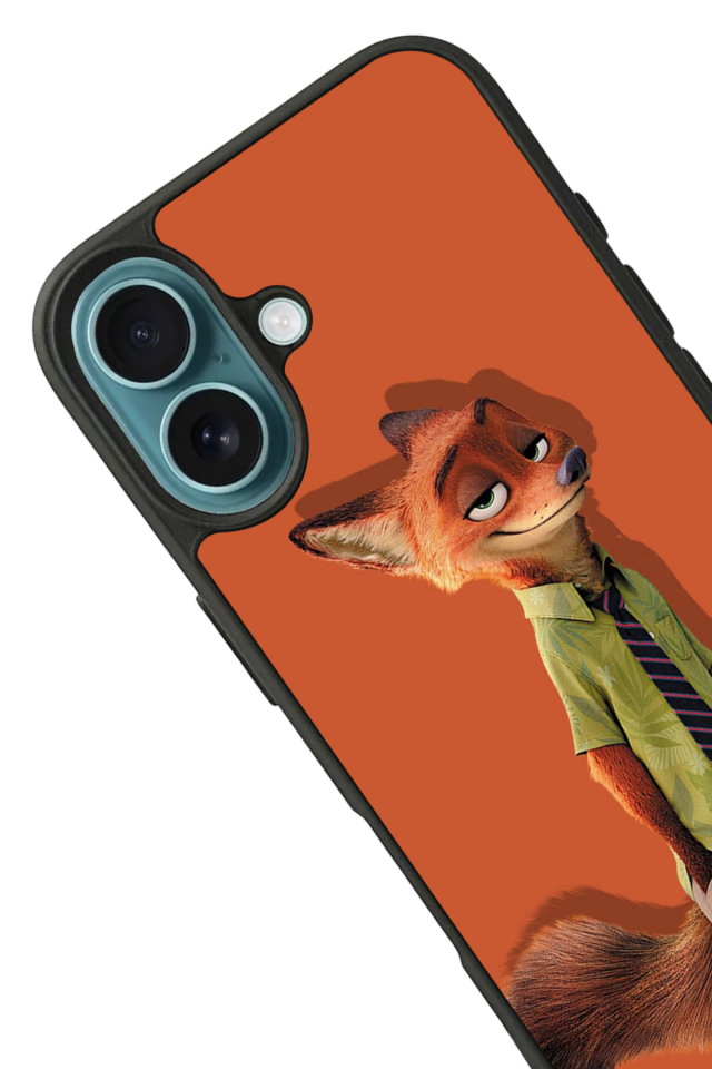 iPhone 16 Plus Uyumlu Zootropolis Tasarımlı Glossy Premium Kılıf