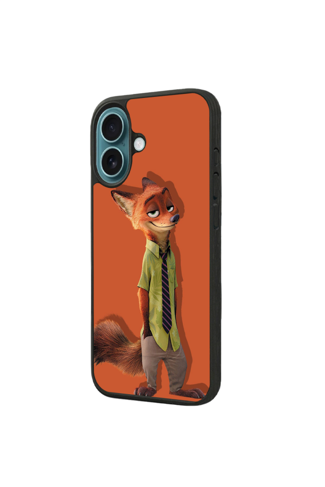 iPhone 16 Plus Uyumlu Zootropolis Tasarımlı Glossy Premium Kılıf