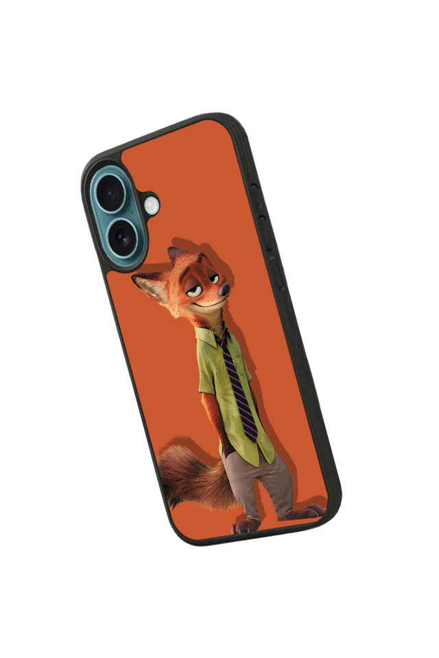 iPhone 16 Plus Uyumlu Zootropolis Tasarımlı Glossy Premium Kılıf