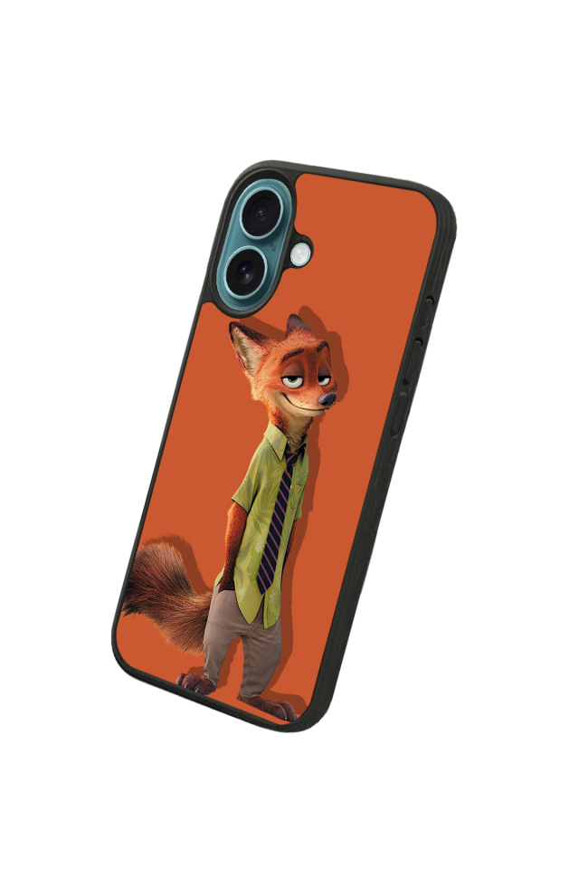 iPhone 16 Plus Uyumlu Zootropolis Tasarımlı Glossy Premium Kılıf