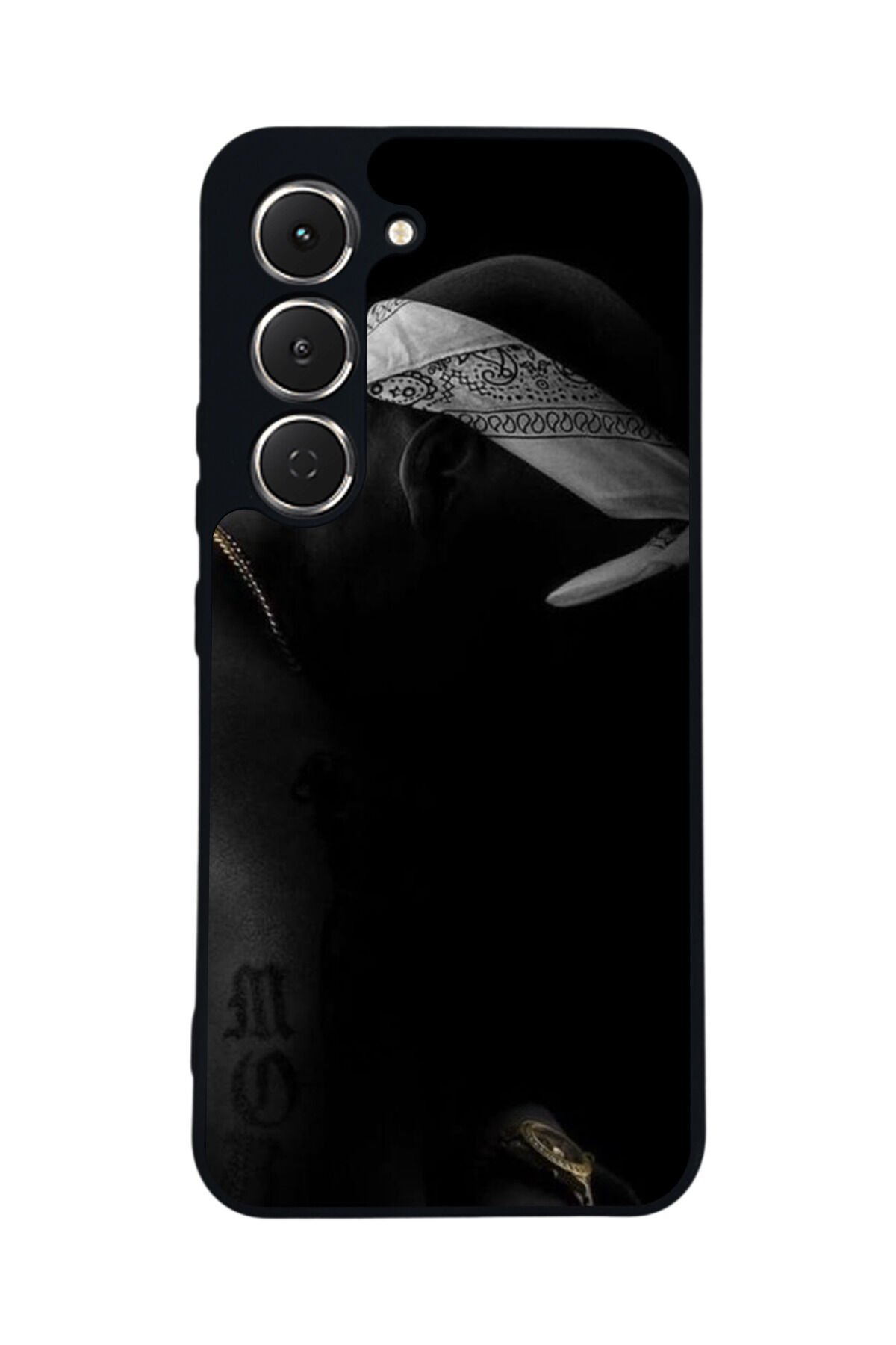 Tecno Spark 40 Pro Uyumlu Tupac Tasarımlı Glossy Premium Kılıf