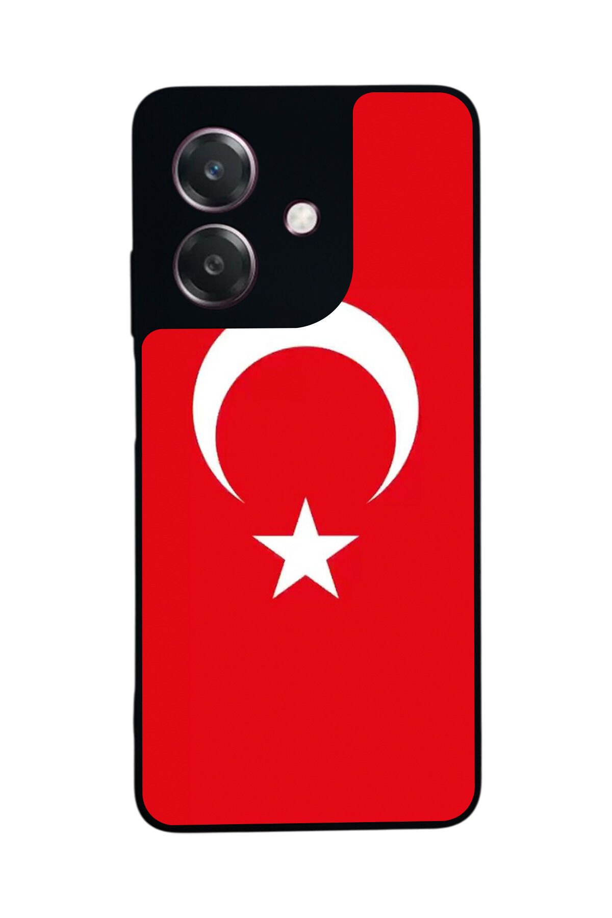 Oppo A3 5G Uyumlu Türk Bayragi Tasarımlı Glossy Premium Kılıf