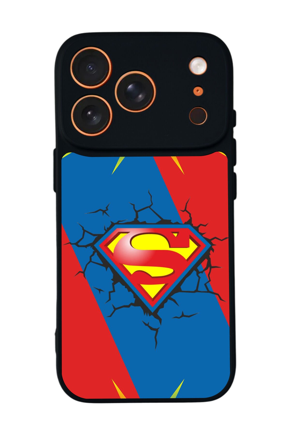 iPhone 17 Pro Max Uyumlu Superman Tasarımlı Glossy Premium Kılıf