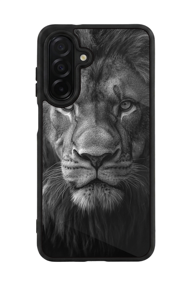 Samsung Galaxy A56 Uyumlu Aslan Tasarımlı Glossy Premium Kılıf