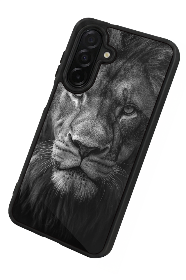 Samsung Galaxy A56 Uyumlu Aslan Tasarımlı Glossy Premium Kılıf