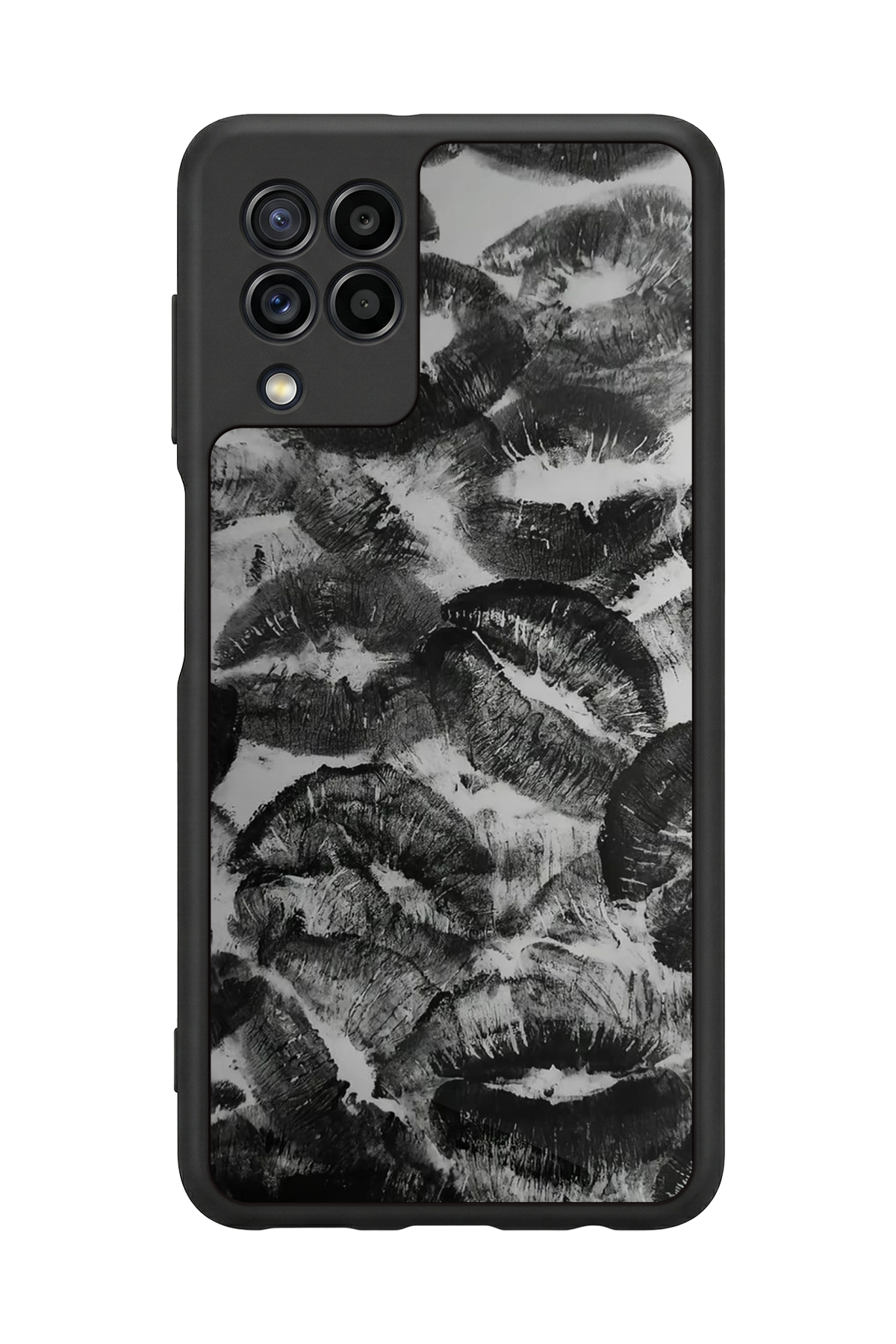 Samsung Galaxy M22 Uyumlu Dudak Tasarımlı Glossy Premium Kılıf