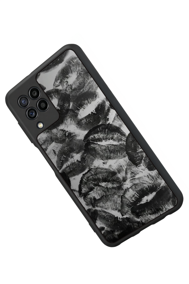 Samsung Galaxy M22 Uyumlu Dudak Tasarımlı Glossy Premium Kılıf