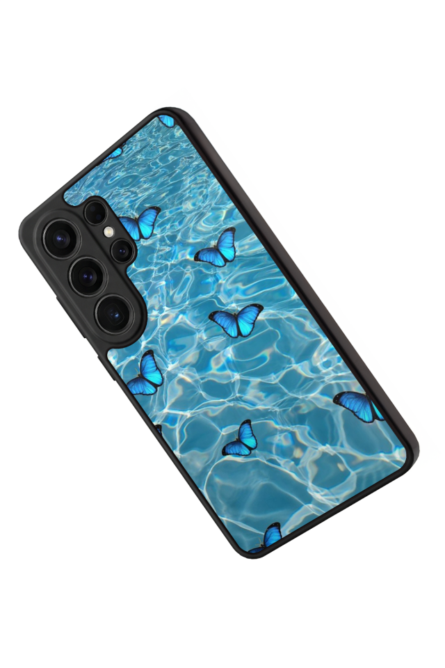 Samsung Galaxy S26 Ultra Uyumlu Kelebek Tasarımlı Glossy Premium Kılıf