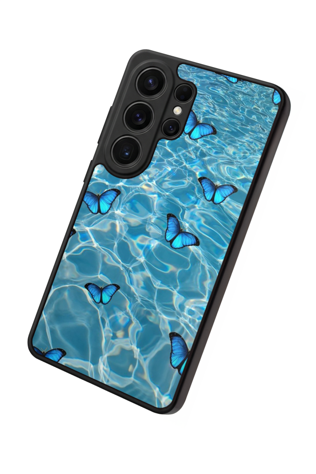 Samsung Galaxy S26 Ultra Uyumlu Kelebek Tasarımlı Glossy Premium Kılıf