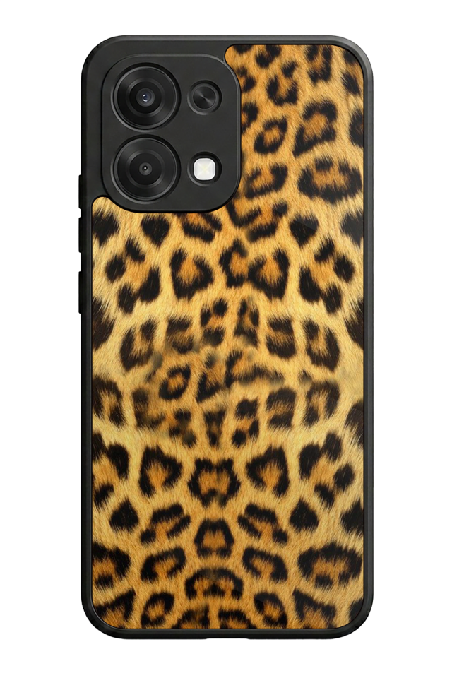 Oppo A6 Pro Uyumlu Leopar Tasarımlı Glossy Premium Kılıf