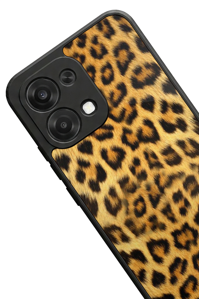 Oppo A6 Pro Uyumlu Leopar Tasarımlı Glossy Premium Kılıf