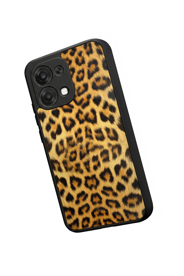 Oppo A6 Pro Uyumlu Leopar Tasarımlı Glossy Premium Kılıf