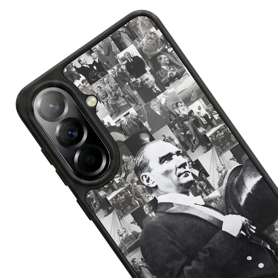 Samsung Galaxy A57 Uyumlu Mustafa Kemal Ataturk Tasarımlı Glossy Premium Kılıf