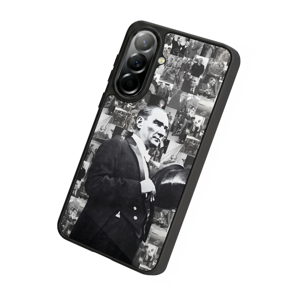 Samsung Galaxy A57 Uyumlu Mustafa Kemal Ataturk Tasarımlı Glossy Premium Kılıf