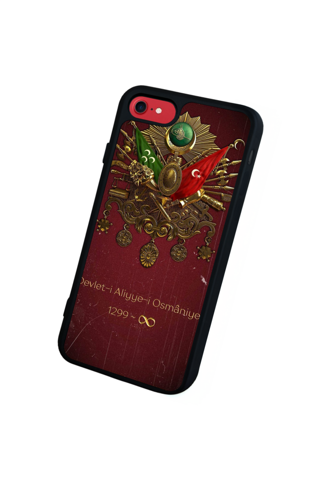 iPhone SE Uyumlu Osmanli Tugrasi Tasarımlı Glossy Premium Kılıf
