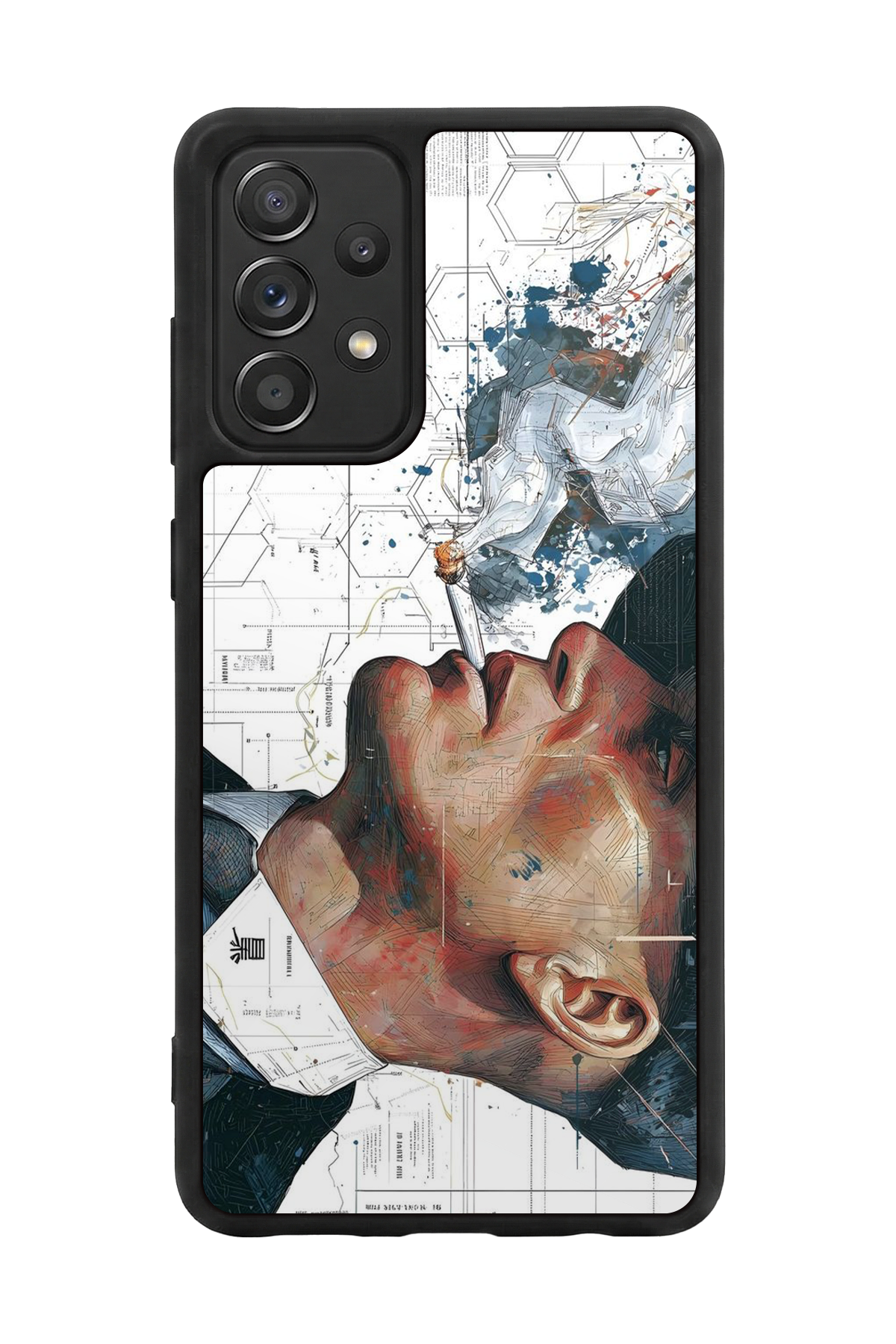 Samsung Galaxy A72 Uyumlu Peaky Blinders Tasarımlı Glossy Premium Kılıf