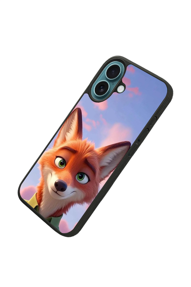 iPhone 16 Plus Uyumlu Zootropolis Tasarımlı Glossy Premium Kılıf