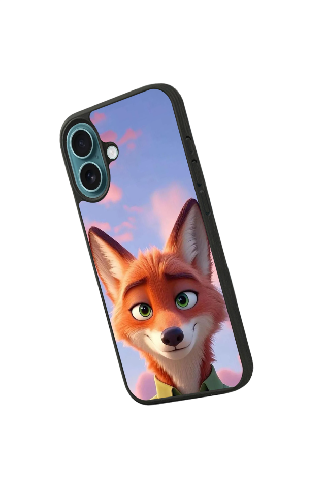 iPhone 16 Plus Uyumlu Zootropolis Tasarımlı Glossy Premium Kılıf