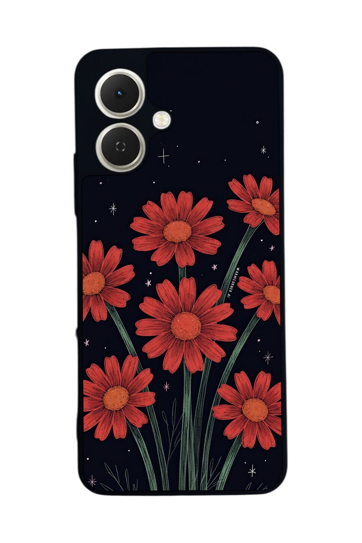 Tecno Spark GO 2 Uyumlu Floral Tasarımlı Glossy Premium Kılıf