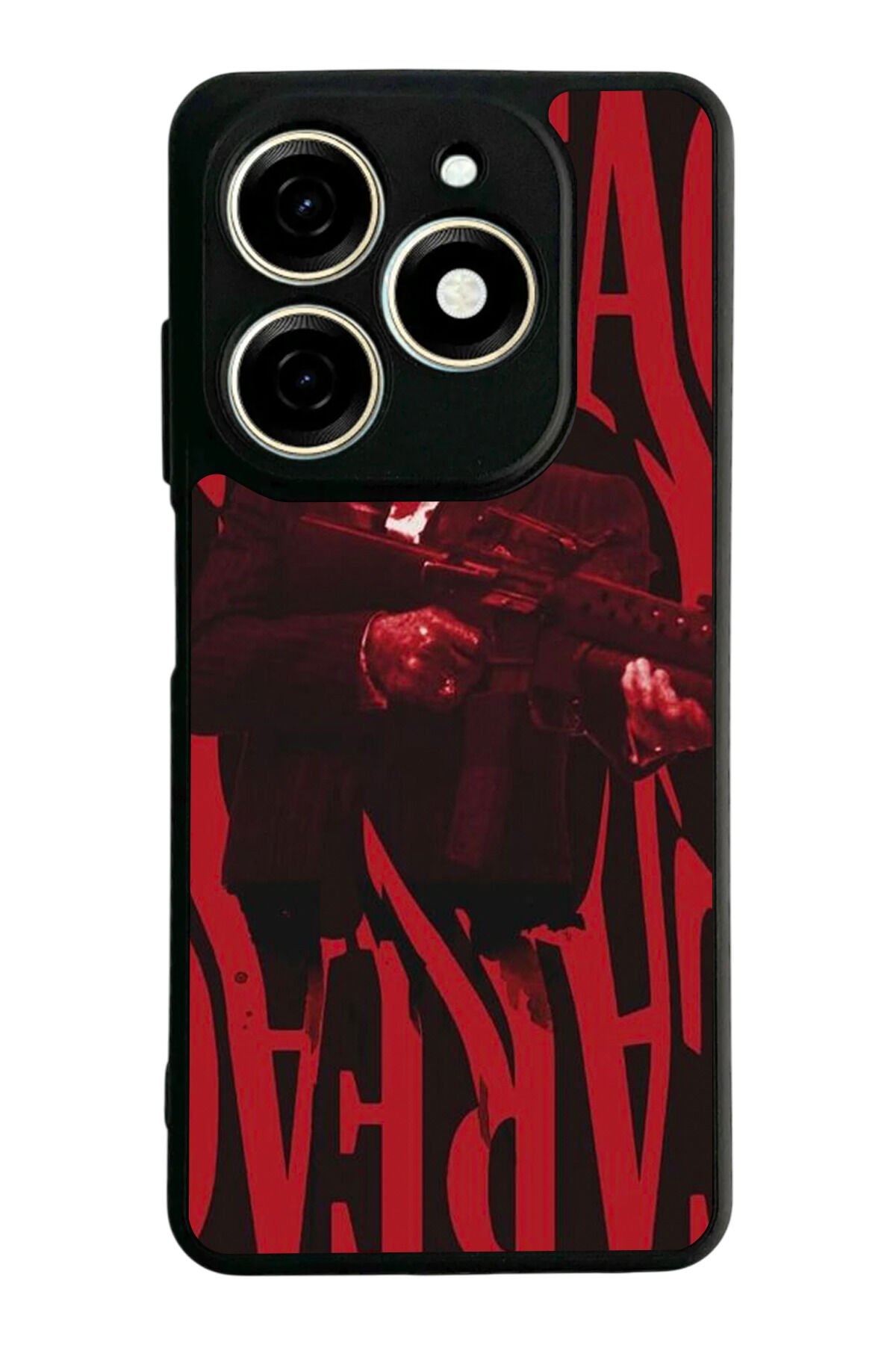 Tecno Spark 20/20C Uyumlu Scarface Tasarımlı Glossy Premium Kılıf