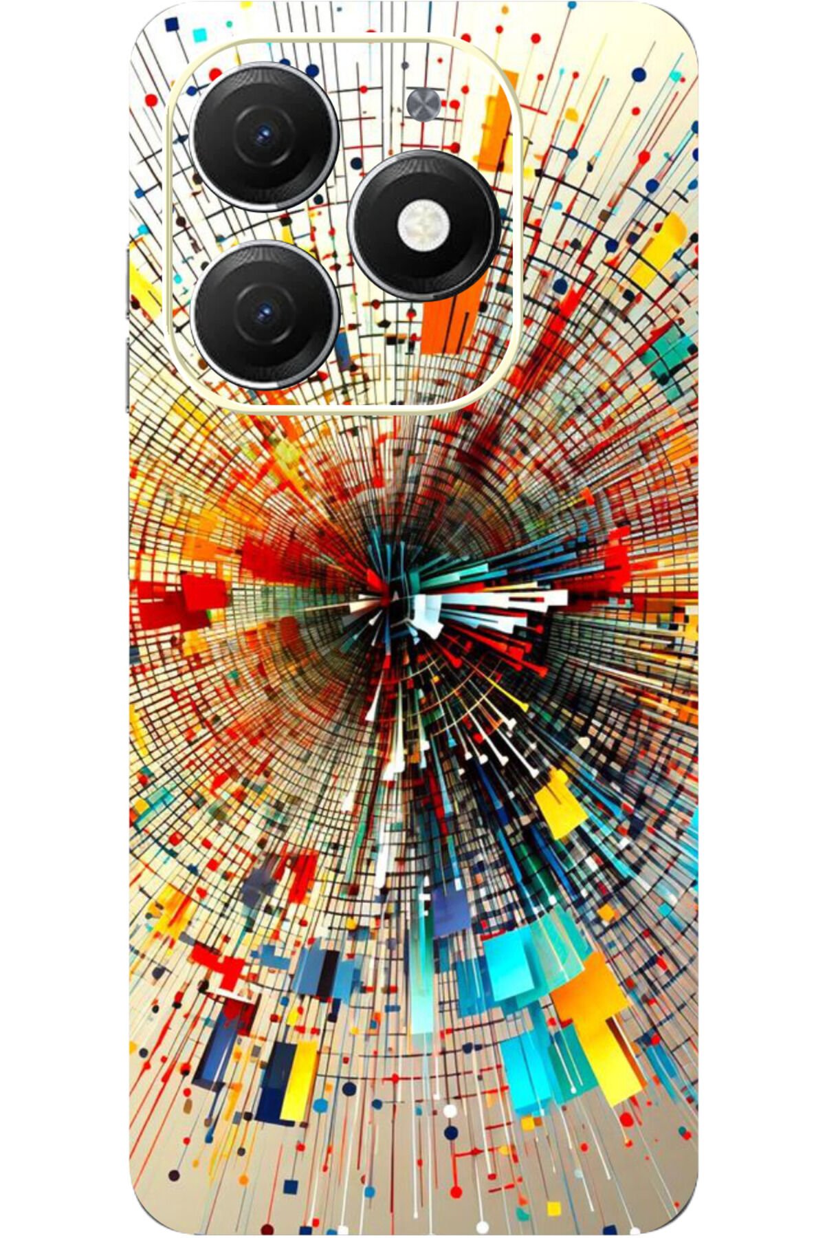Realme C63 Kamera Korumalı HD Tam Kaplama Baskılı Kılıf
