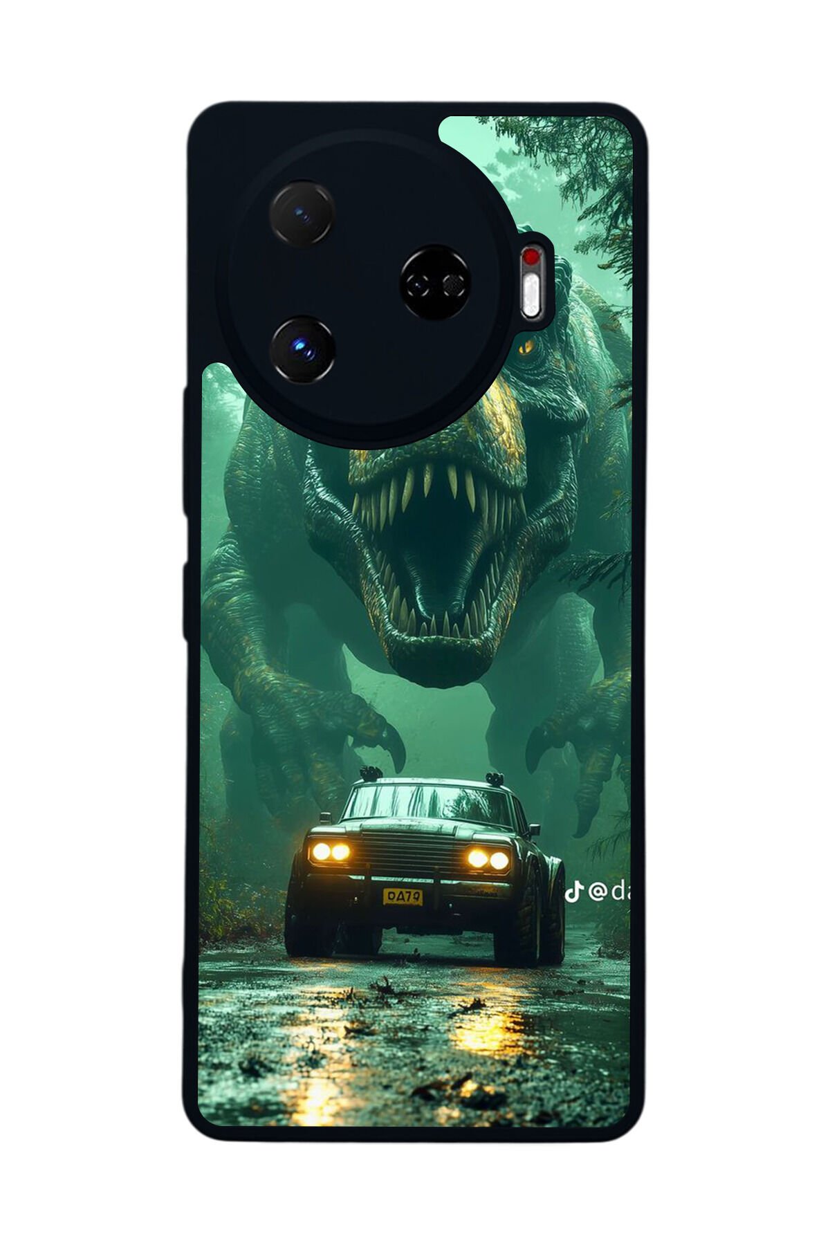 Tecno Camon 30 Pro Uyumlu Dinazor Tasarımlı Glossy Premium Kılıf