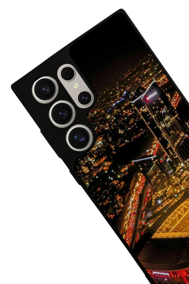 Samsung Galaxy S22 Ultra Uyumlu Aslan Tasarımlı Glossy Premium Kılıf