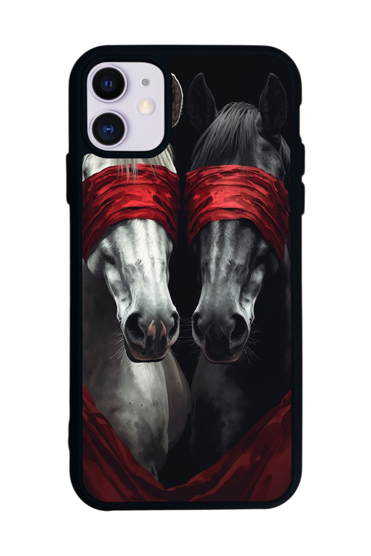 iPhone 11 Uyumlu At Horse Tasarımlı Glossy Premium Kılıf