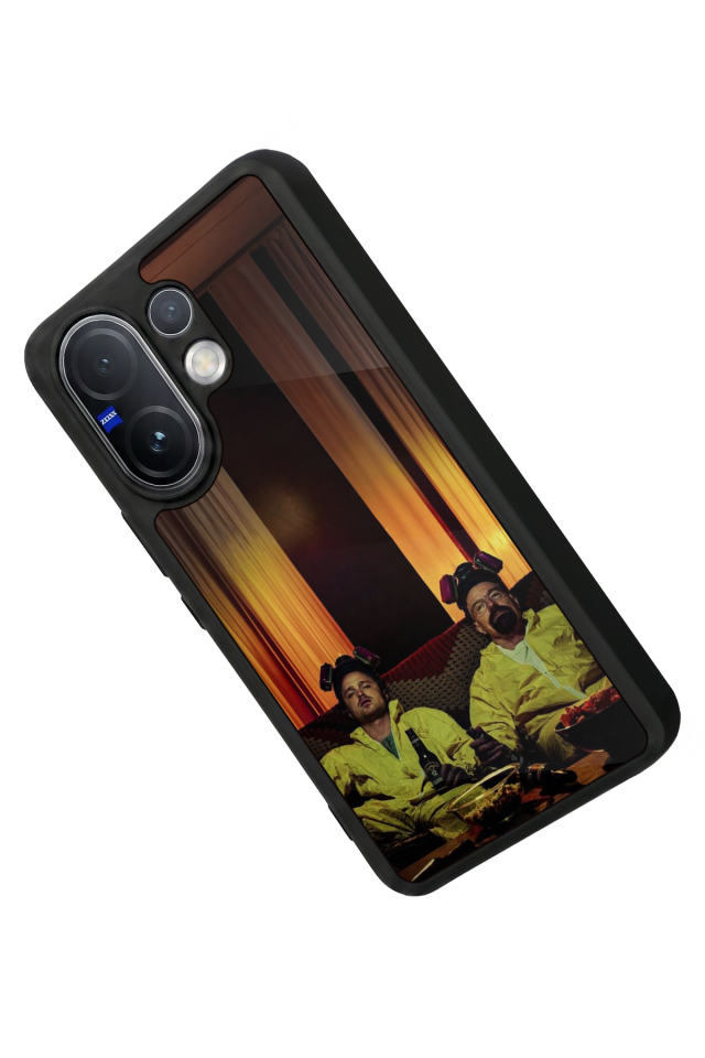 Vivo V60 Uyumlu BreakingBad Tasarımlı Glossy Premium Kılıf