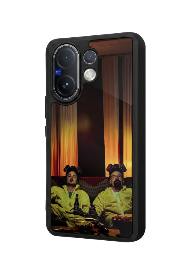 Vivo V60 Uyumlu BreakingBad Tasarımlı Glossy Premium Kılıf