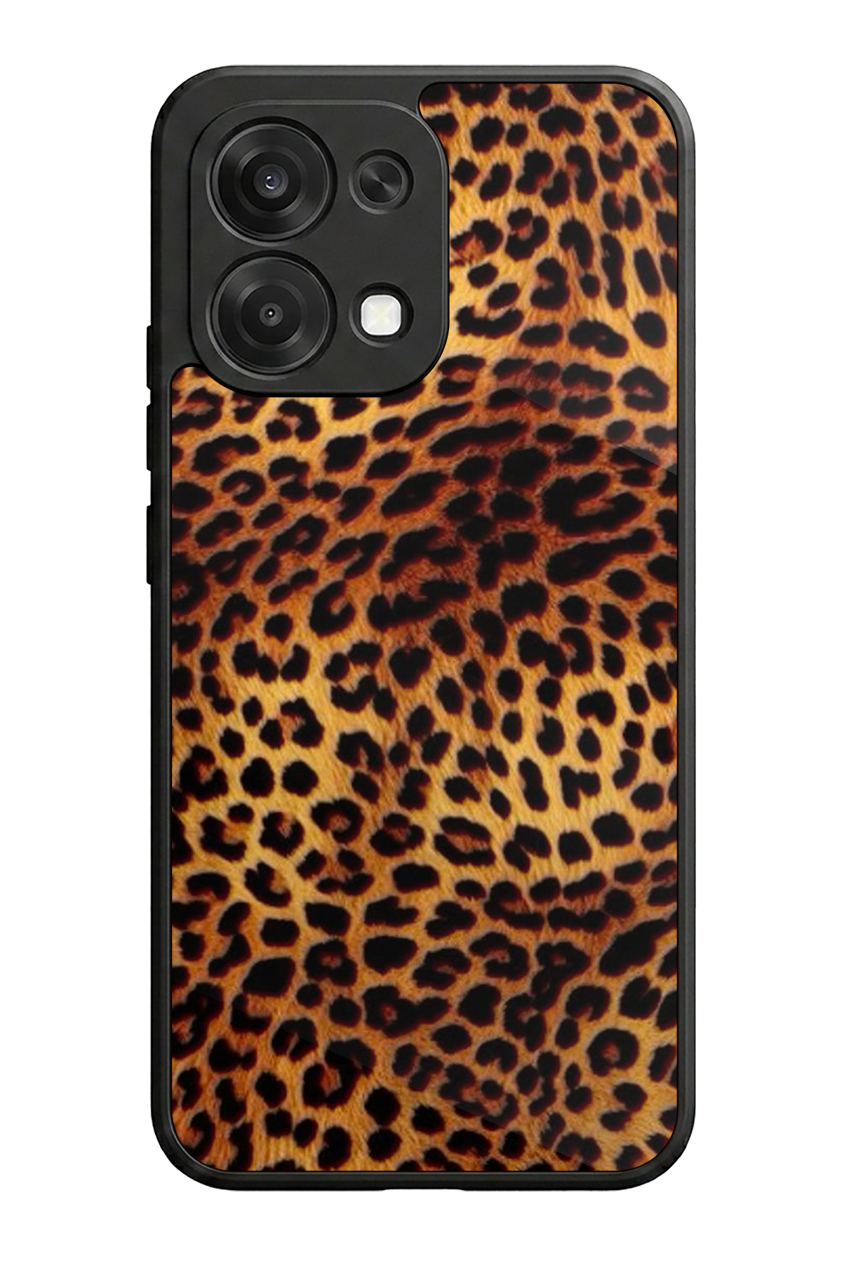 Oppo A6 Pro Uyumlu Leopar Tasarımlı Glossy Premium Kılıf