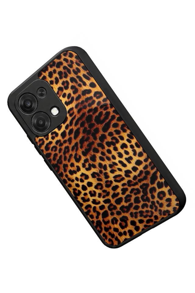 Oppo A6 Pro Uyumlu Leopar Tasarımlı Glossy Premium Kılıf