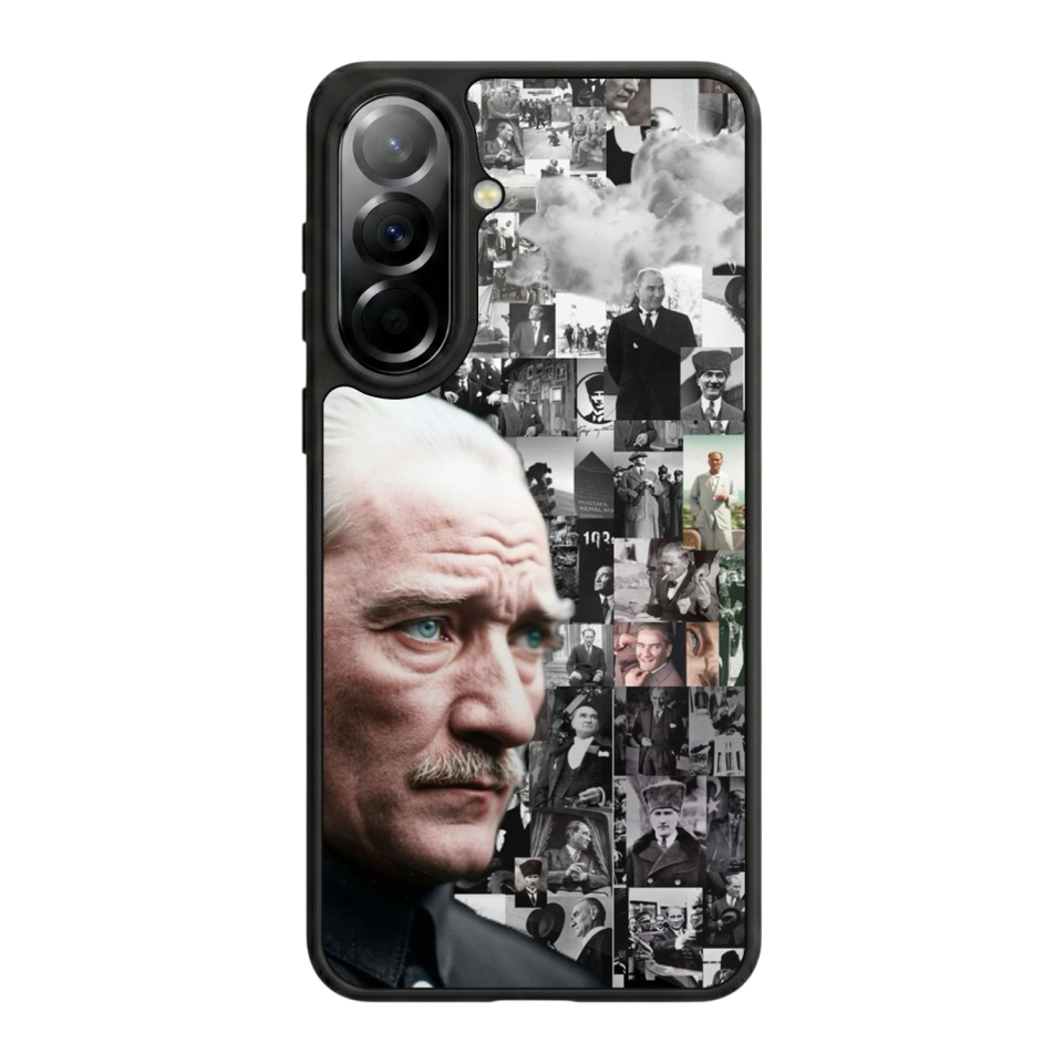 Samsung Galaxy A57 Uyumlu Mustafa Kemal Ataturk Tasarımlı Glossy Premium Kılıf