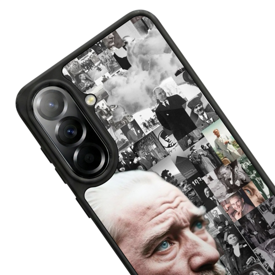 Samsung Galaxy A57 Uyumlu Mustafa Kemal Ataturk Tasarımlı Glossy Premium Kılıf